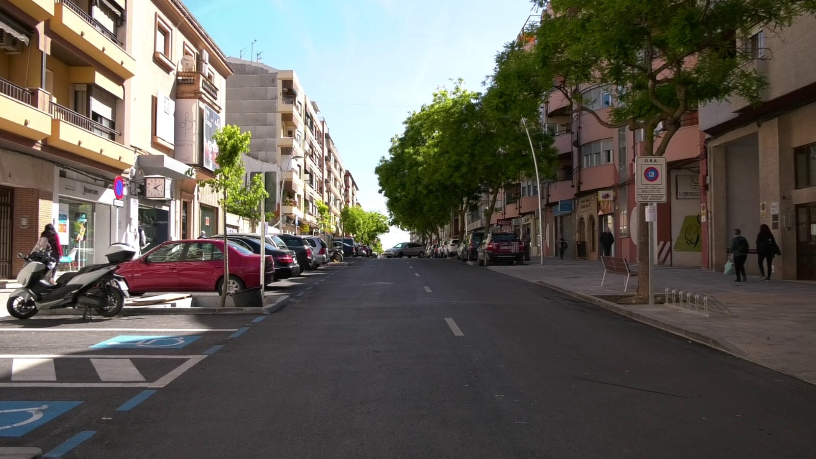 La Avenida de la Libertad de Úbeda está abierta al tráfico rodado desde anoche