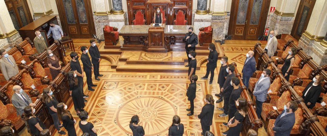 Conmemoración del Día de Galicia en el salón de plenos