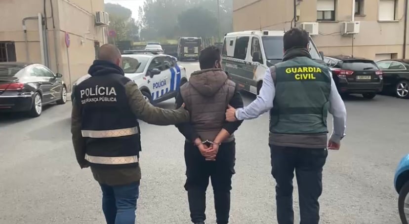 En la imagen uno de los detenidos. Un vecino de Xinzo de Limia de 21 años