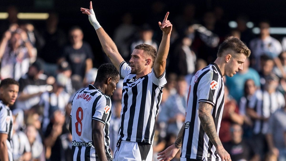 David Flakus Bosilj anota un gol con el Castellón