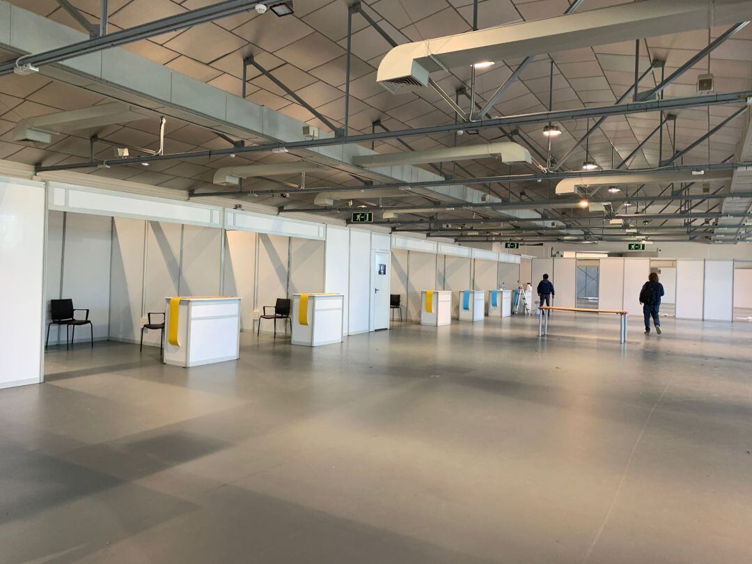 Menorca iniciarà la vacunació massiva dimecres que ve al recinte firal de Maó (a la foto) i a Canal Salat a Ciutadella.