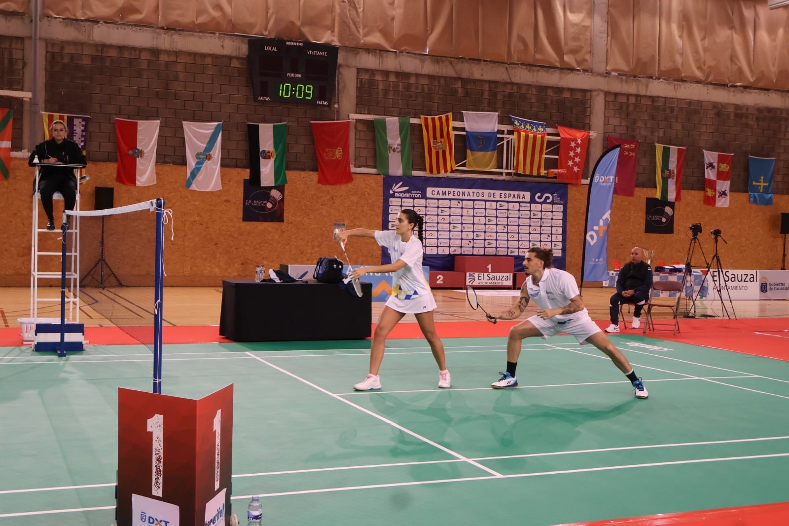 El lanzaroteño Miguel Barbado en el Campeonato de España, con la Selección de Canarias.