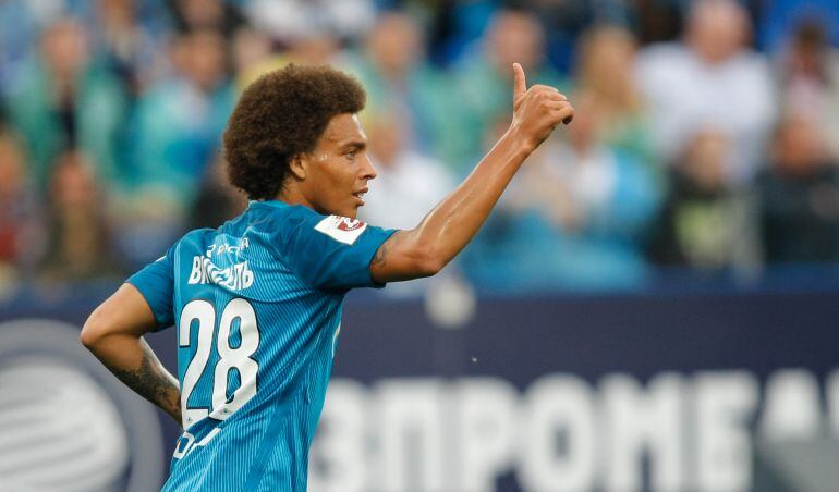 Witsel con la camiseta del Zenit.