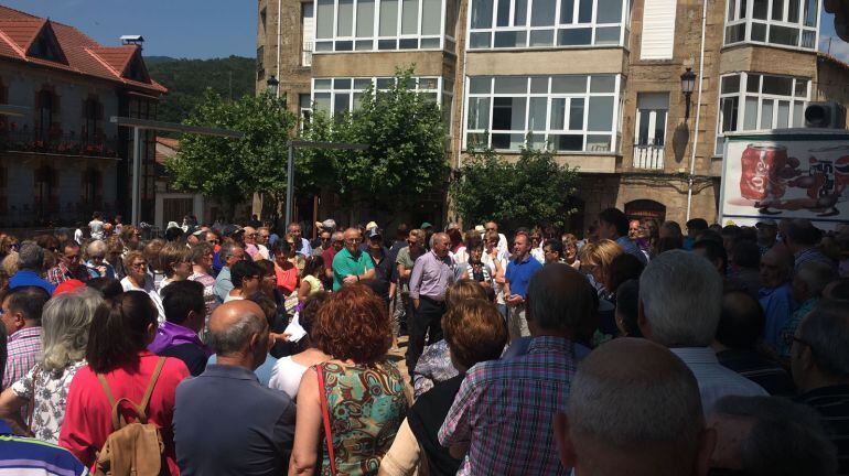 Concentración de los vecinos de la zona