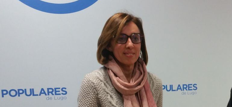 Raquel Arias, en un acto del PP