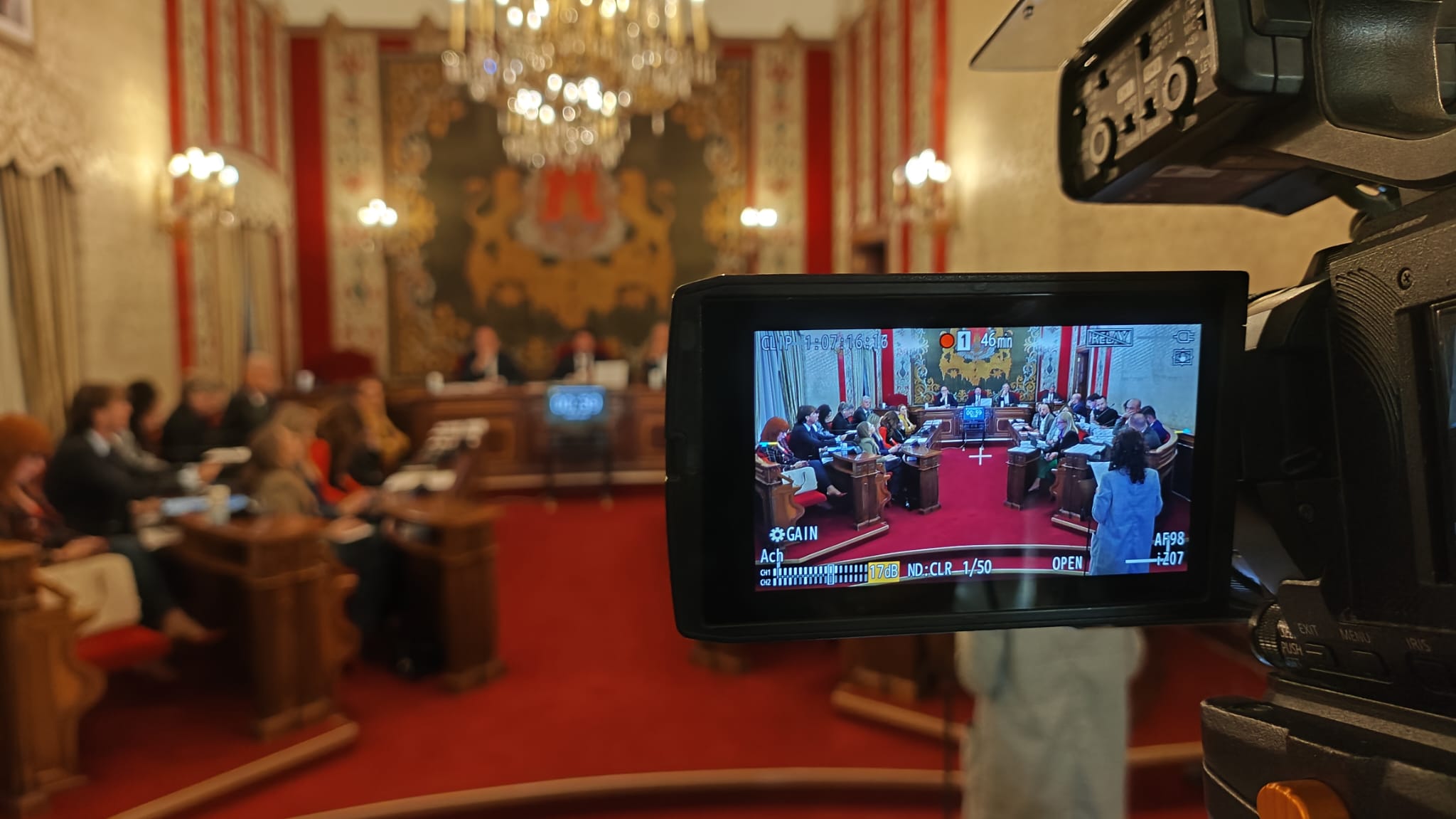 Momento de la sesión plenaria de noviembre del Ayuntamiento de Alicante