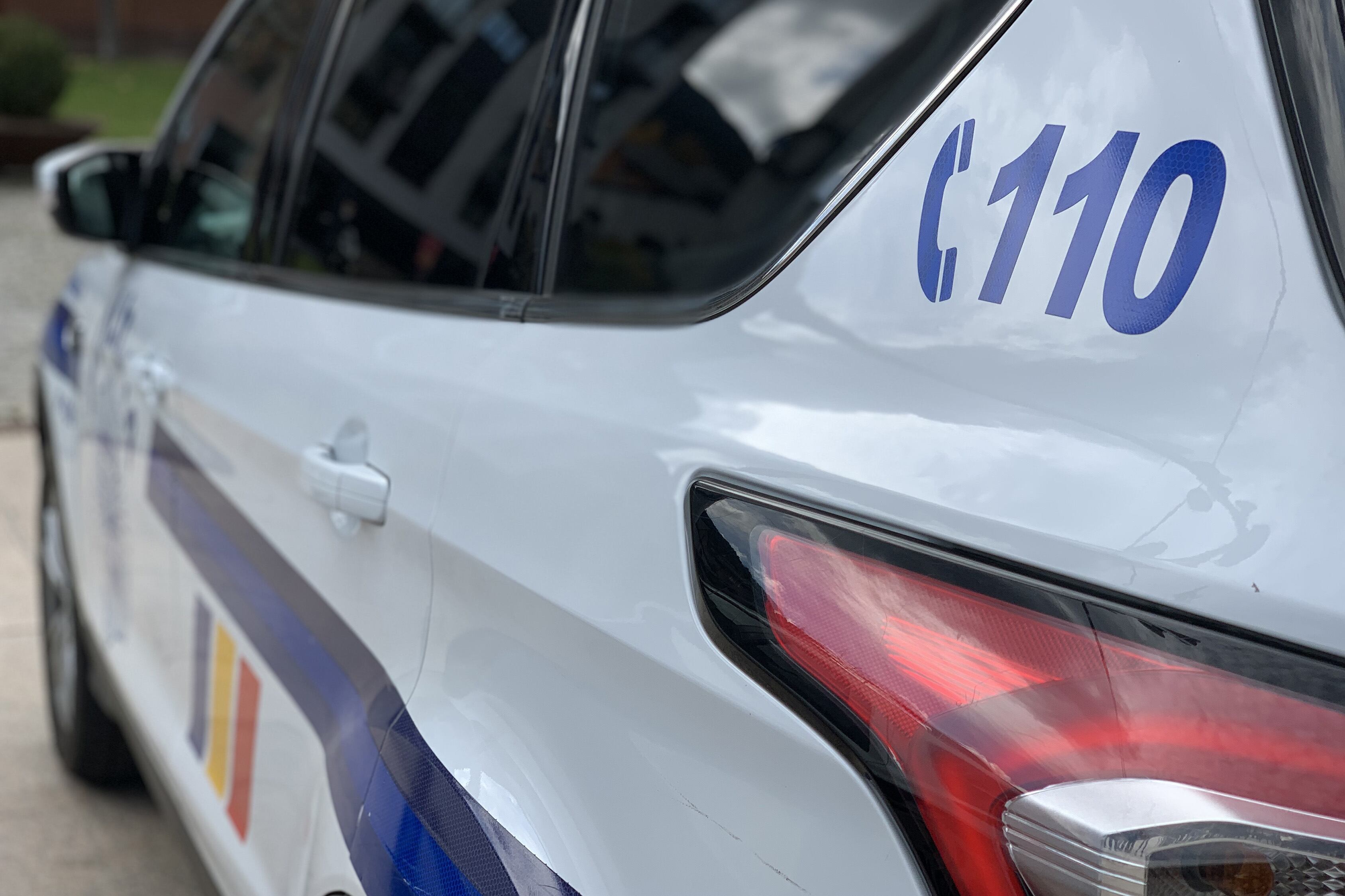 Un vehicle policial.