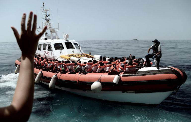 Fotografía facilitada por SOS Mediterranee.