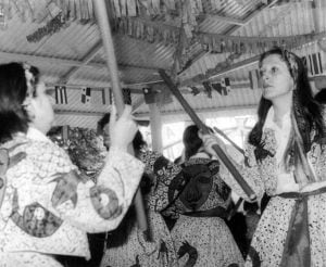 Danza del Diablo. fiestas de los juanistas en Huete, 1978.