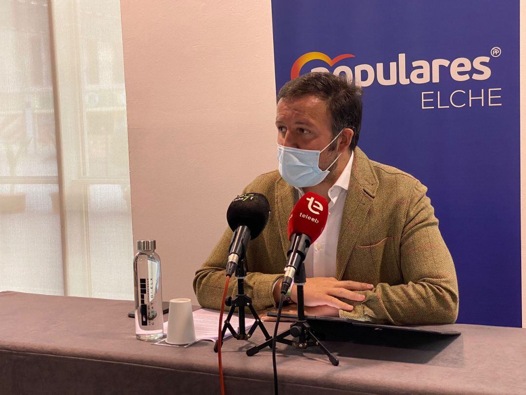 Portavoz del Partido Popular de Elche, Pablo Ruz