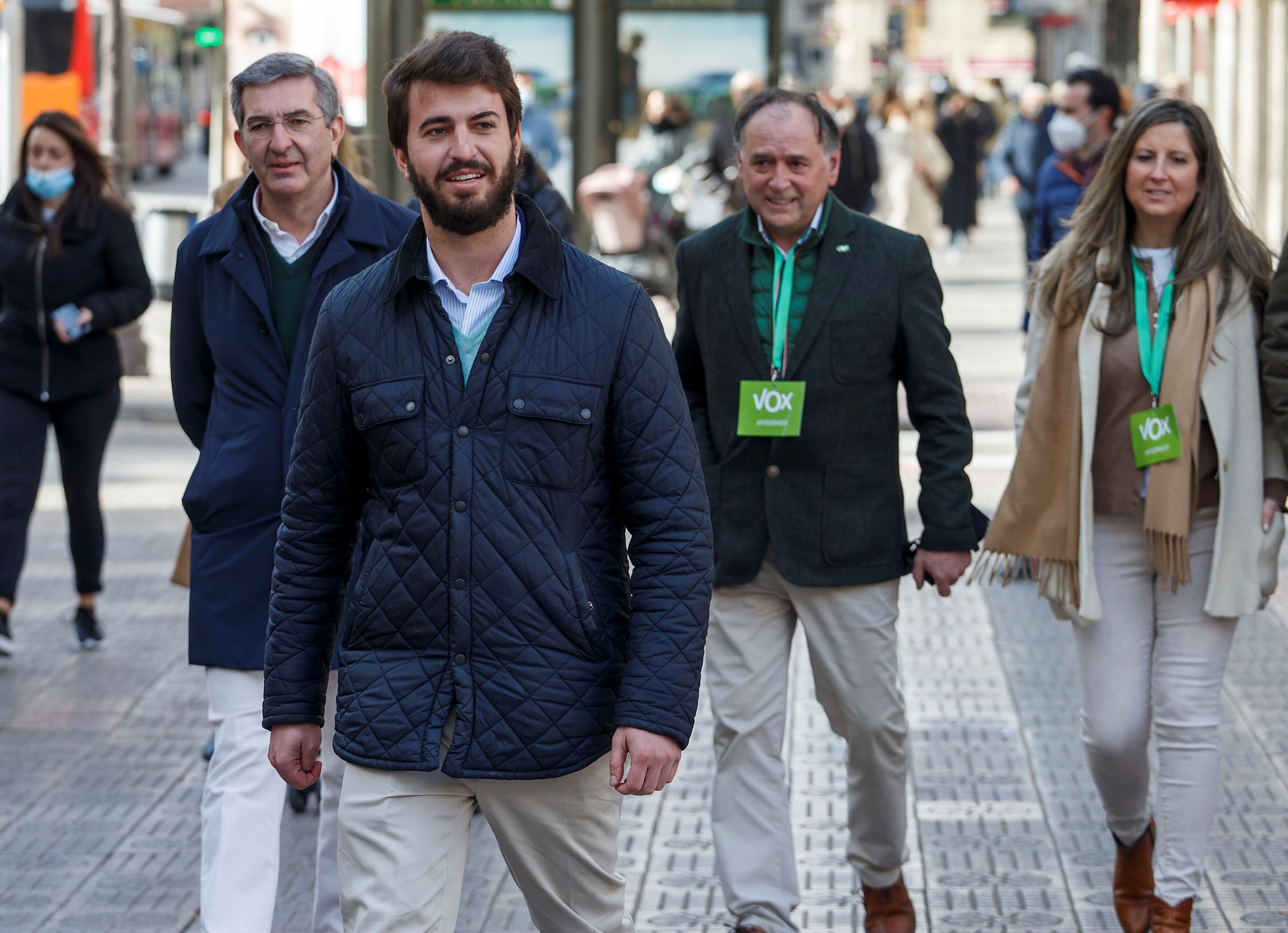 El candidato de VOX a la presidencia de la Junta de Castilla y León, Juan García-Gallardo-