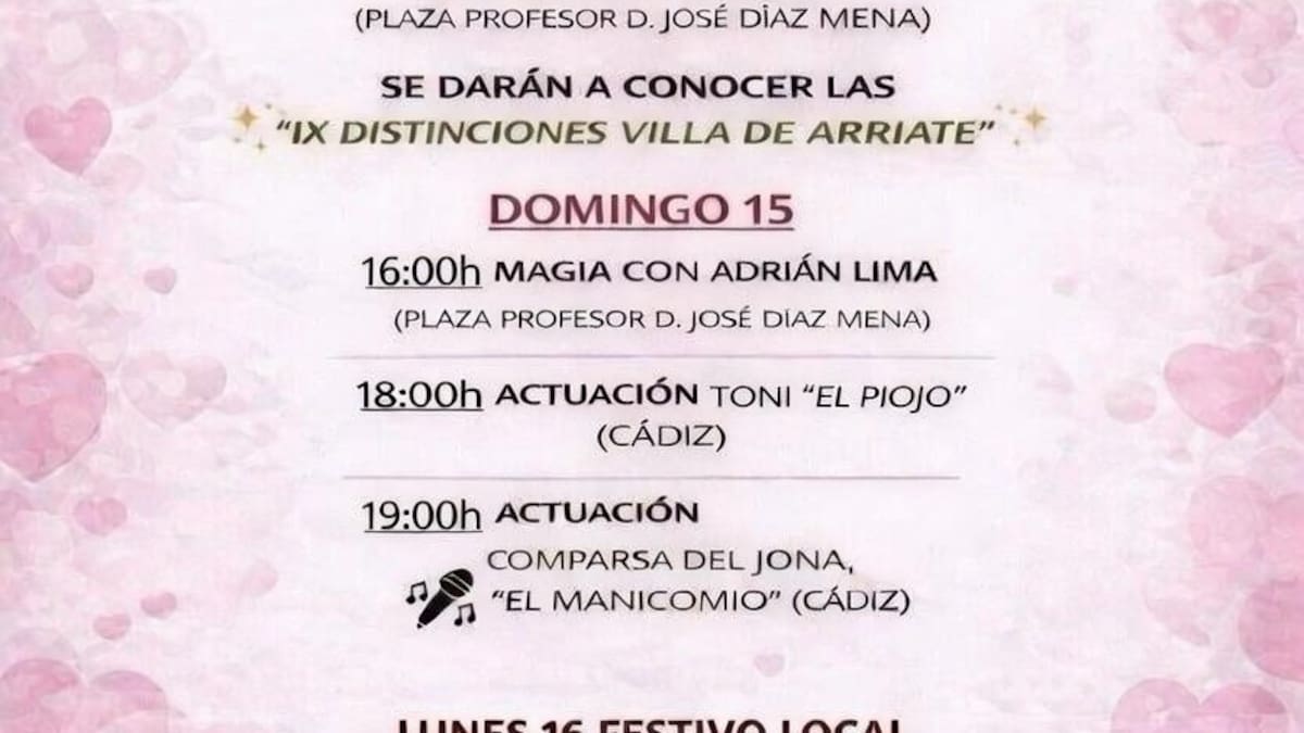 Arriate celebra San Valentín este fin de semana