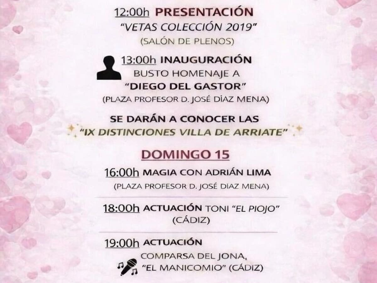 Arriate celebra San Valentín este fin de semana