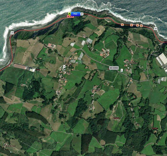 Accidente mortal en la N-634 en Getaria