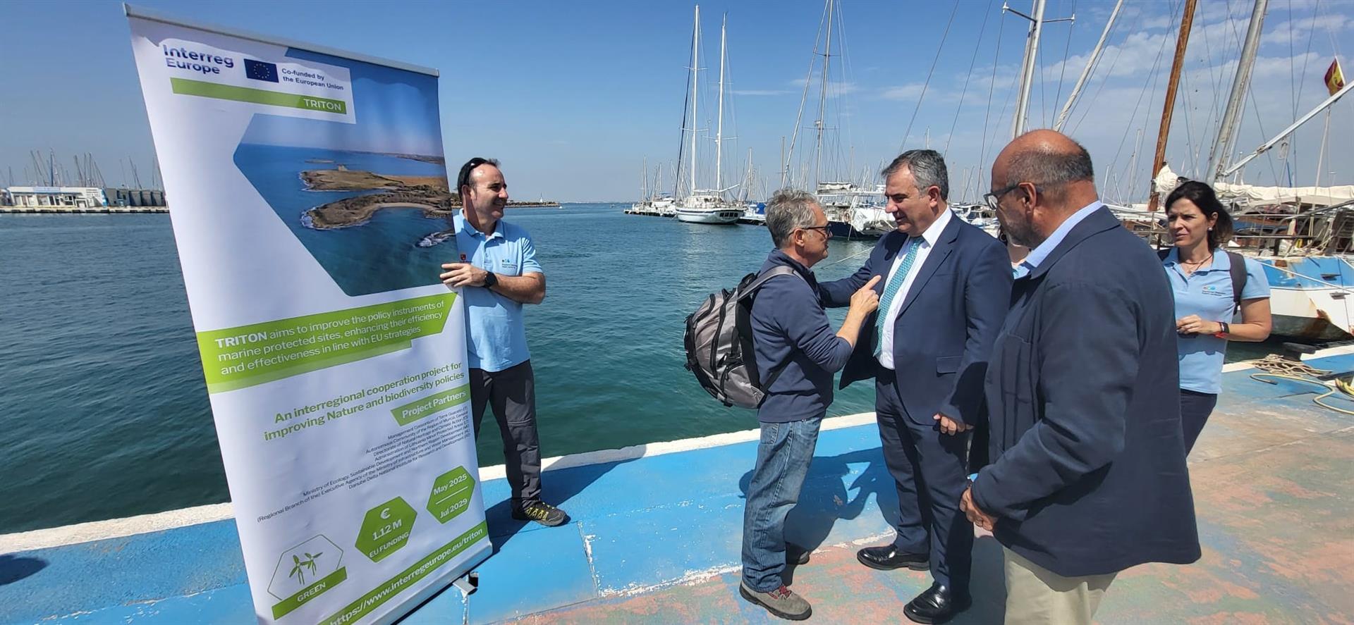 El modelo de protección marina de la Región de Murcia se convierte en la hoja de ruta para Europa