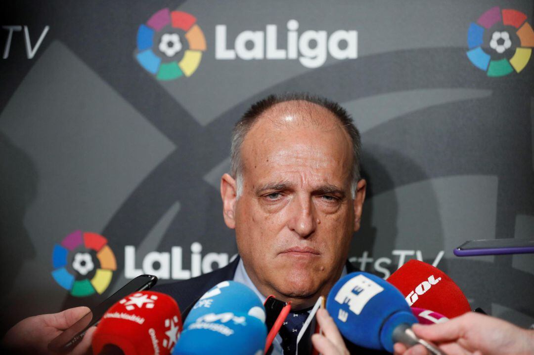 Javier Tebas, presidente de la Liga de Fútbol Profesional 