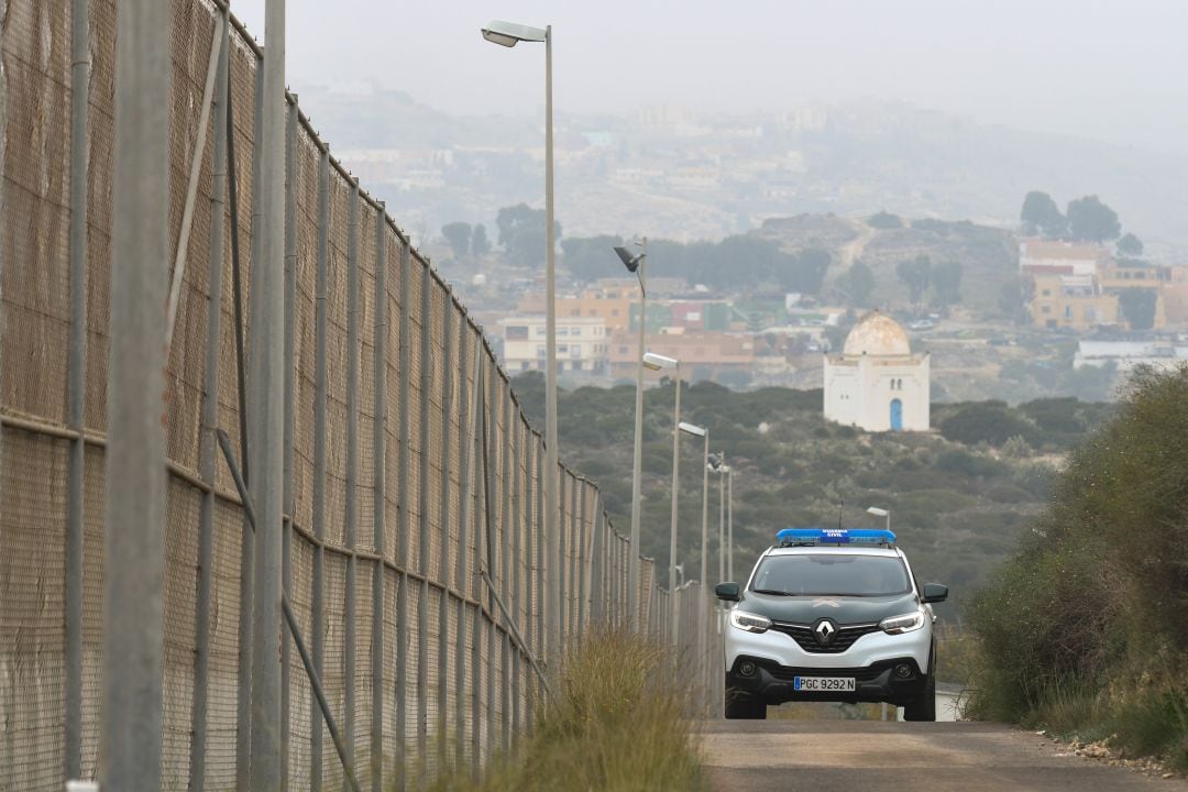 Valla de Melilla en la frontera entre España y Marruecos.