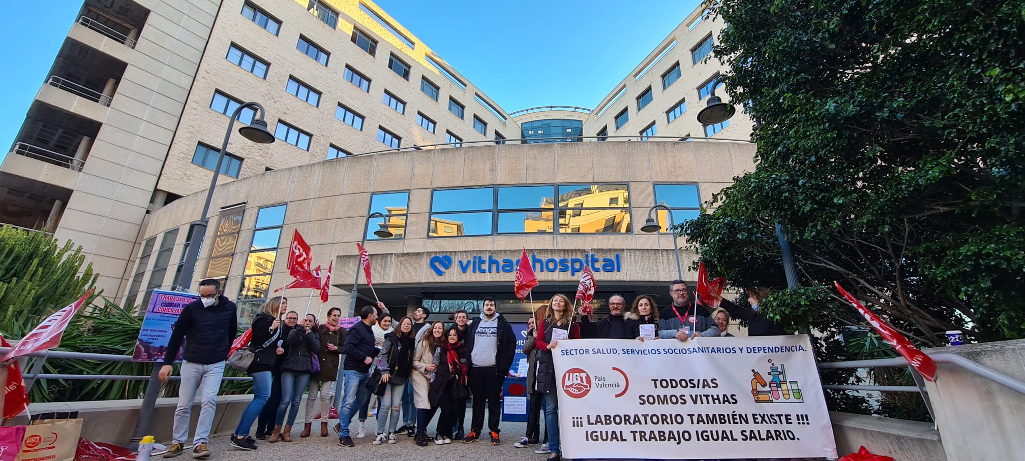 Protesta laboratorios Vithas