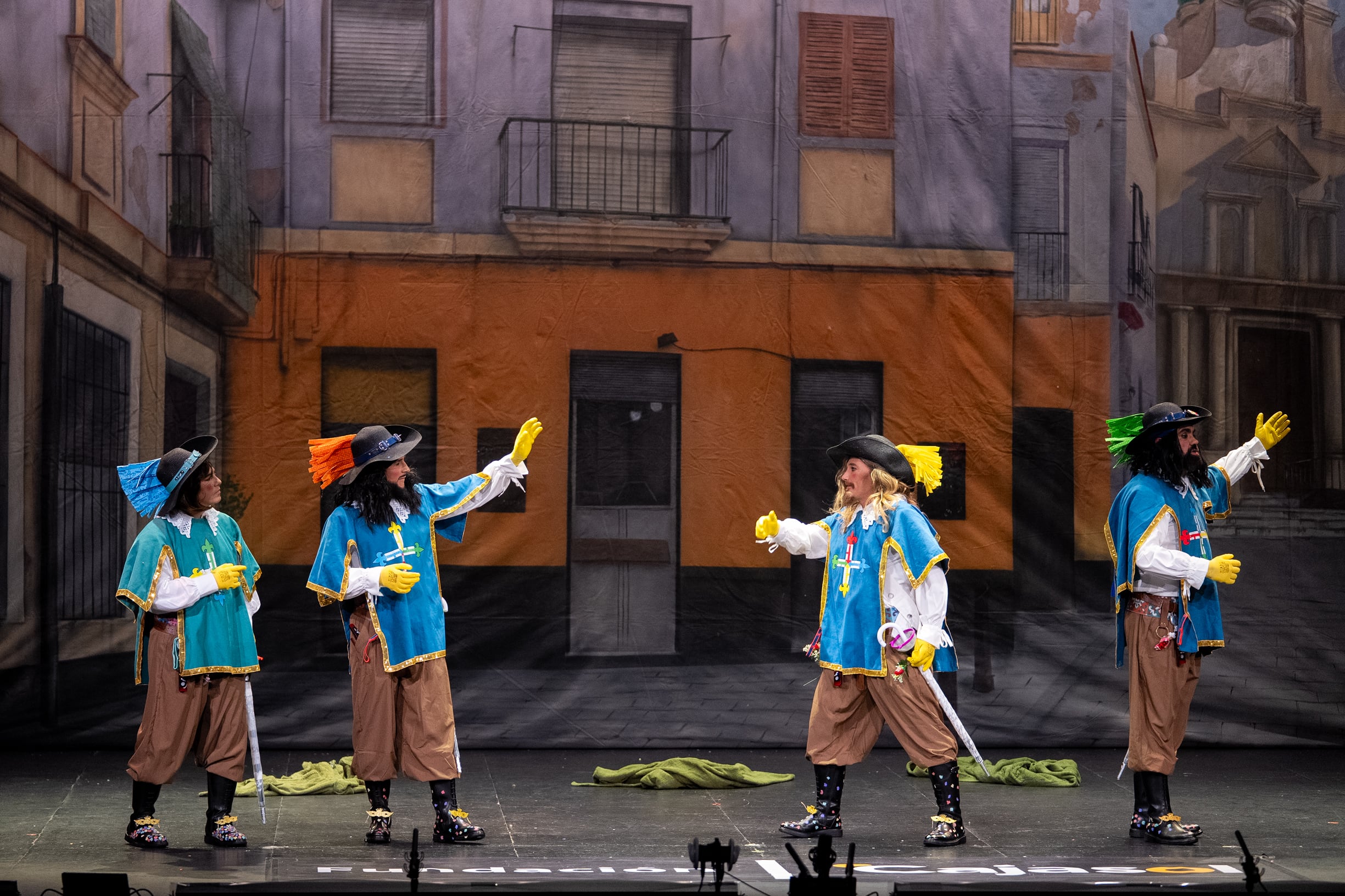 Cuarteto: Los 3 cuarteteros y un aprendiz porculero.