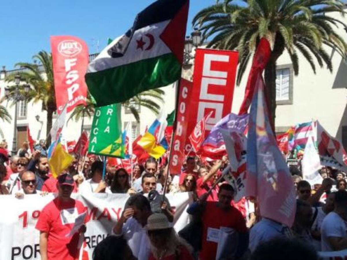 1 de Mayo en Canarias, en defensa del derecho a la huelga