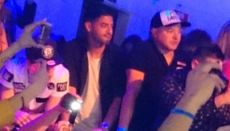 Carlos Vela, &#039;cazado&#039; en Madrid en el concierto de Chris Brown