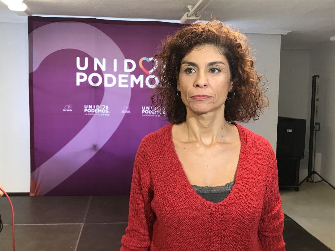 Rosana Alonso, secretaria general de Podemos en Cantabria.