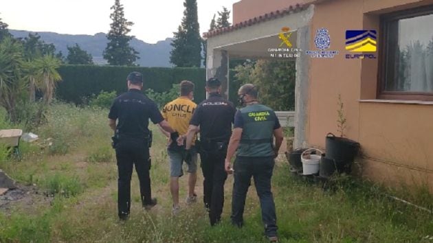 Desmantelada una organización criminal dedicada al cultivo y distribución de marihuana a gran escala a nivel europeo