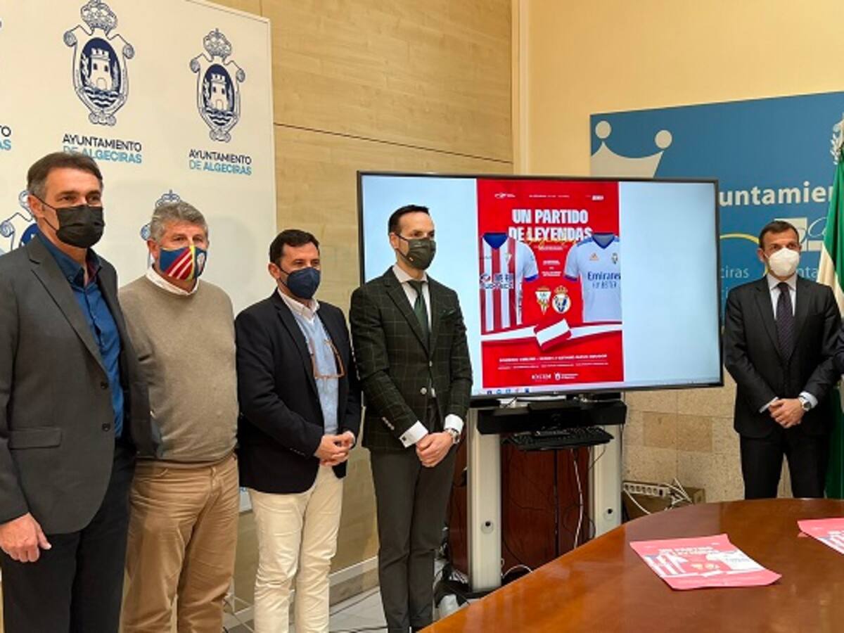 Los veteranos del Algeciras y el Real Madrid jugarán en el Nuevo Mirador