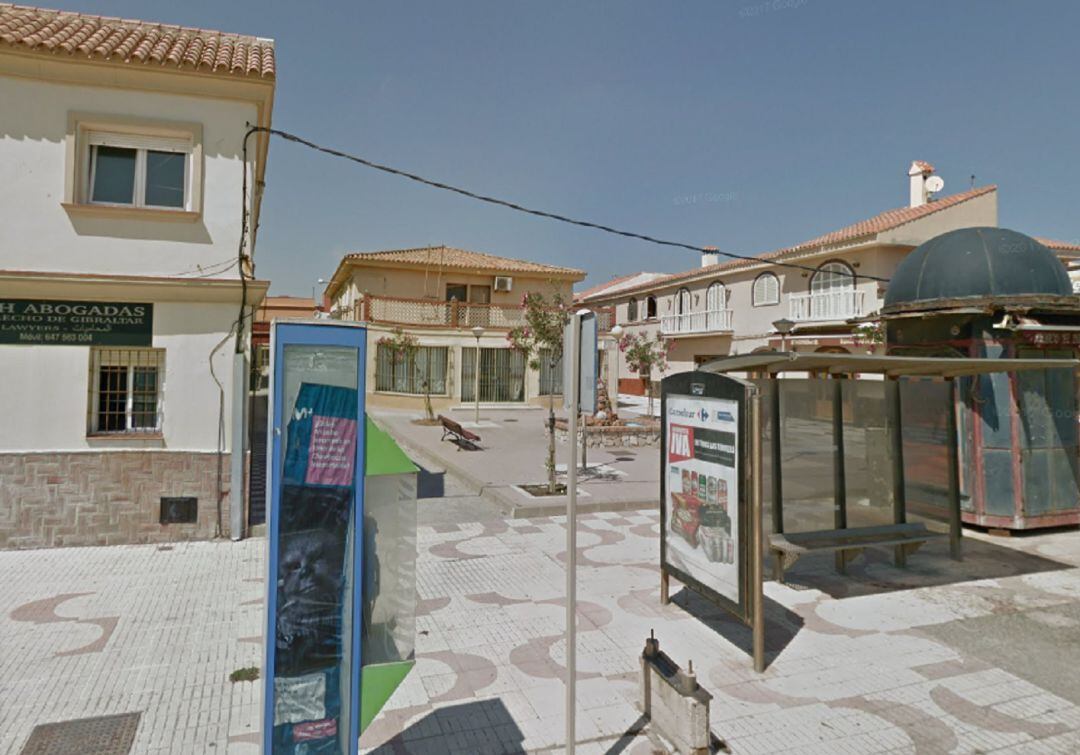 Plaza del Sol, donde se ubica la Casa del Mar de La Línea