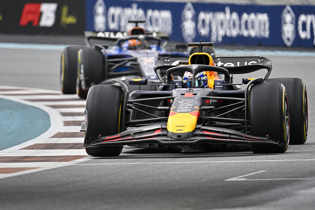 Max Verstappen en la clasificación del GP de Miami.