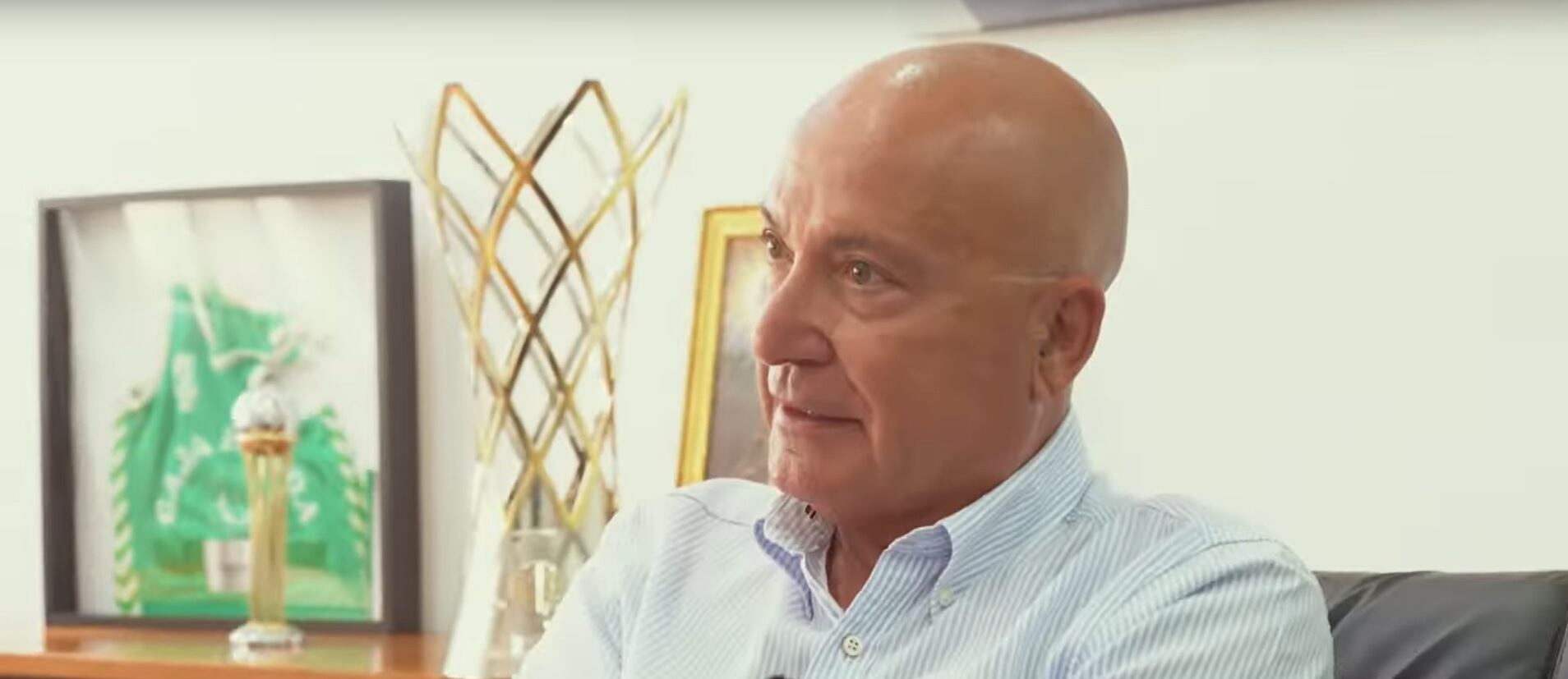 López Nieto, en un momento de la entrevista