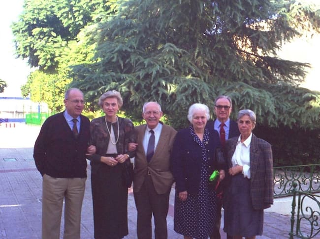 Manuel Losada Villasante; Antonia Friend O´Callaghan; Francisco Escobar del Rey; Gabriela Morreale; Fernando Losada y esposa