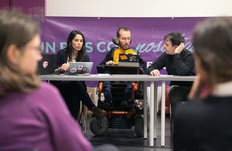 Pablo Echenique, secretario general de Podemos en Aragón y secretario de Organización de Podemos en España