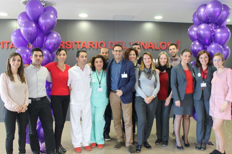 Concentración en el Hospital del Vinalopó