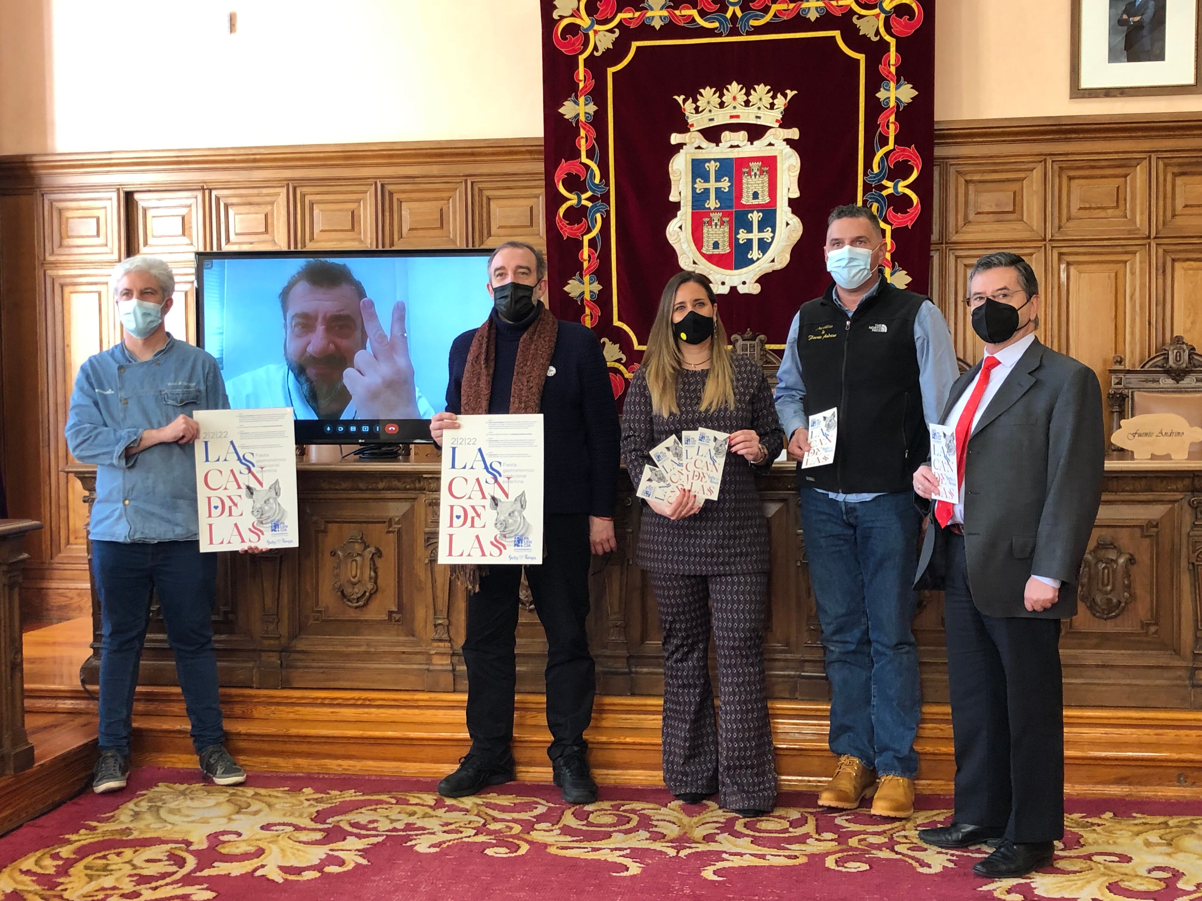 Presentación de la fiesta de Las Candelas en Palencia