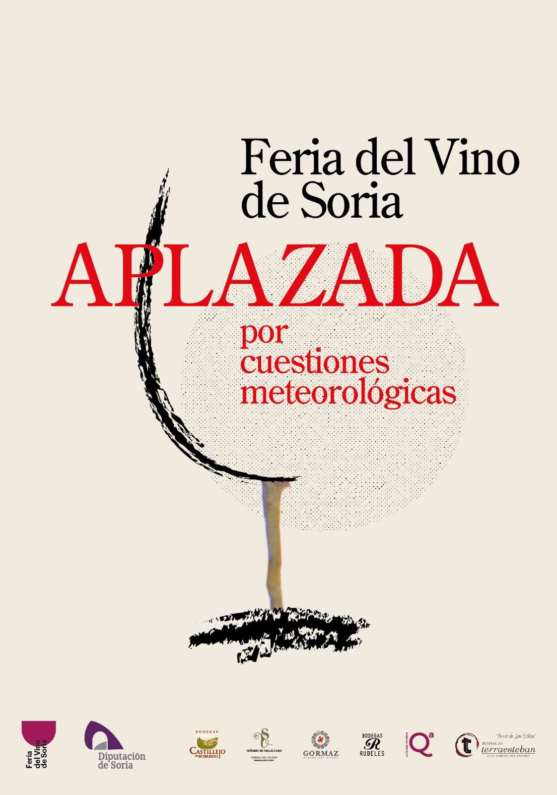 Aplazada, por una semana, la segunda Feria del Vino de Soria.