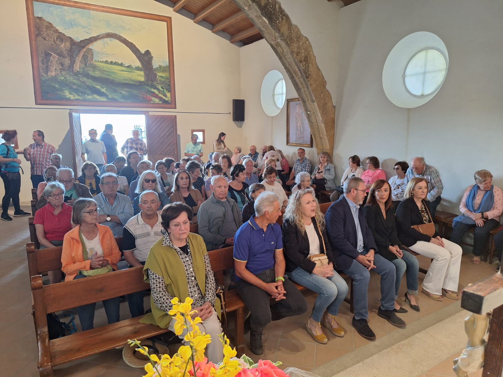 Participantes en la romería de Jara