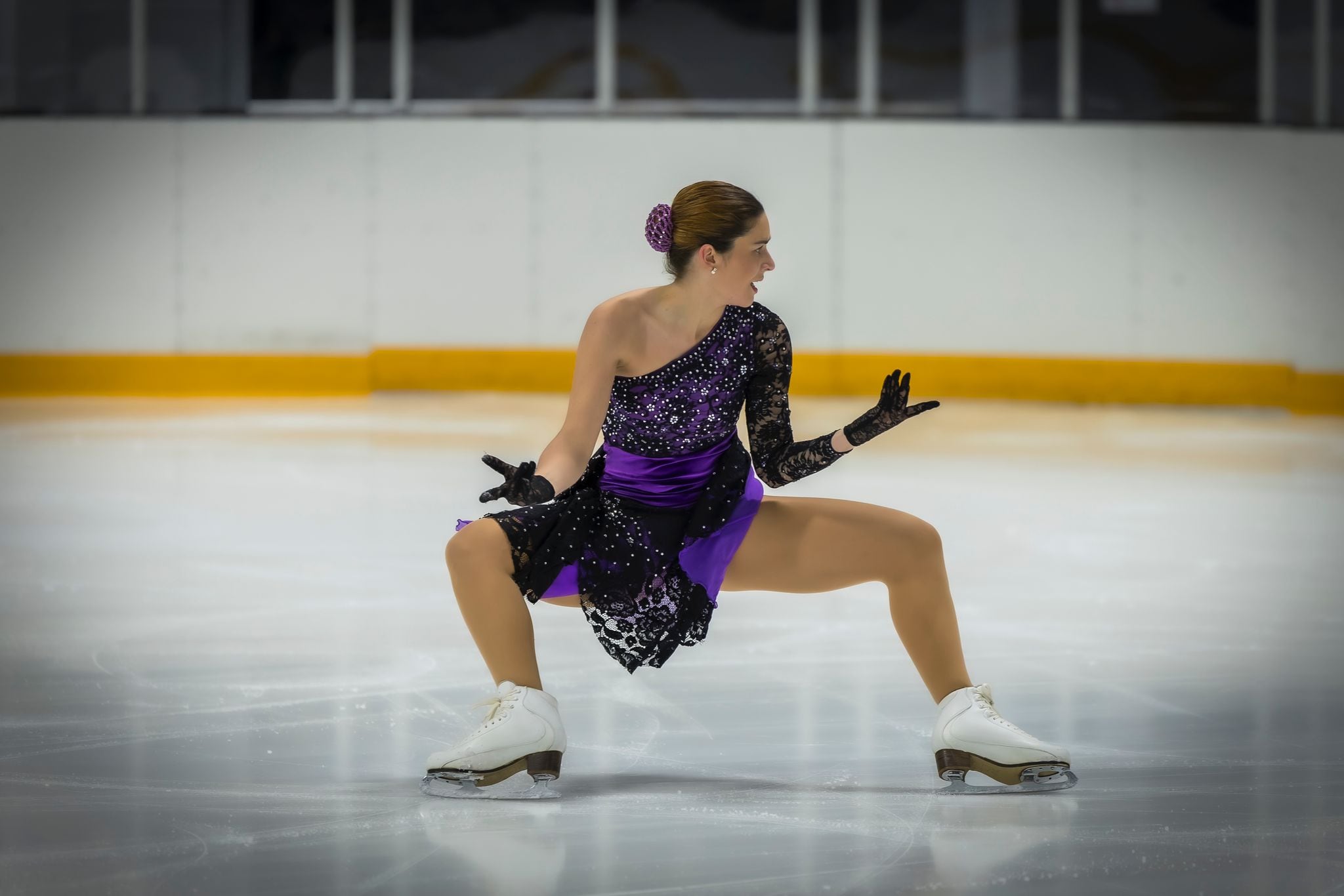 La patinadora Ángela Martín Mora es una de las participantes en el Open Ciudad de Jaca