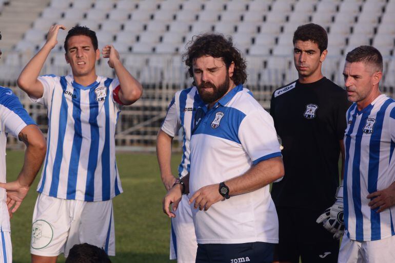 Juan Pedro Ramos durante un partido esta temporada