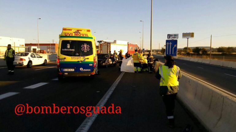 Accidente en km 51 Autovía A2