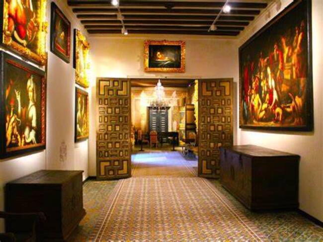 Uno de los salones interiores del Palacio Casa de Guevara de Lorca, protagonista en el Especial Noche de los Museos.