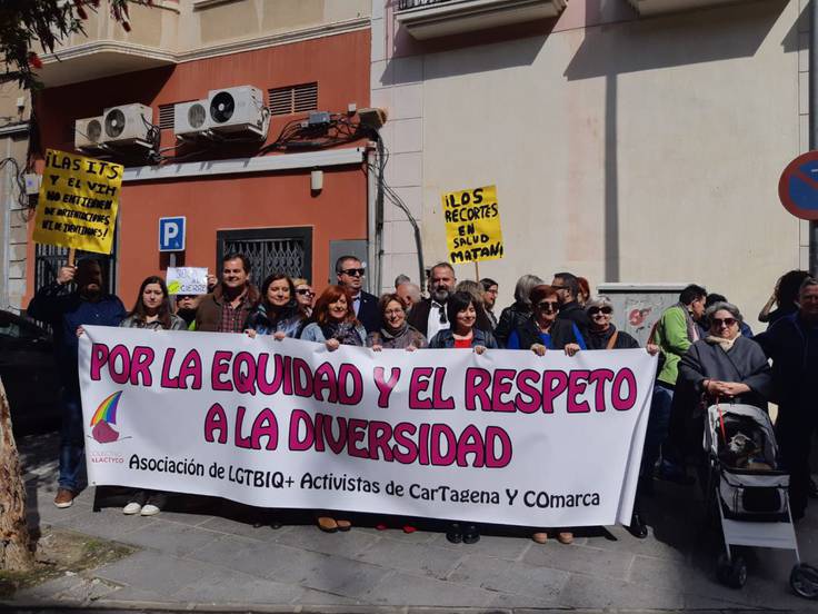 Protestas de la Asociacion LGTBI, foto de archivo