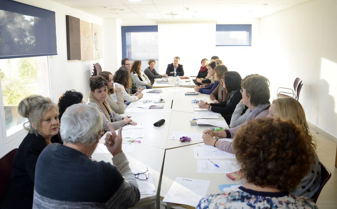 Reunión del departamento de Servicios Sociales de Xàbia.