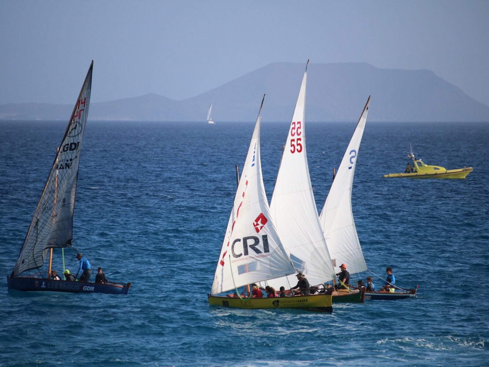 Un momento de la regata.