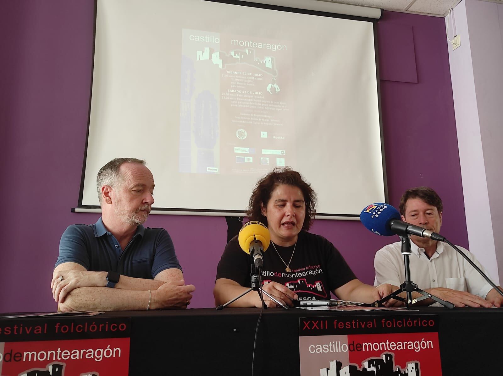 Ramón Lasaosa, Noemí Lanaspa y Antonio Turmo