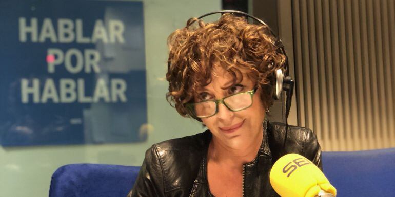 La bailarina, coreógrafa y directora artística de Suma Flamenca, Aída Gómez, durante la entrevista