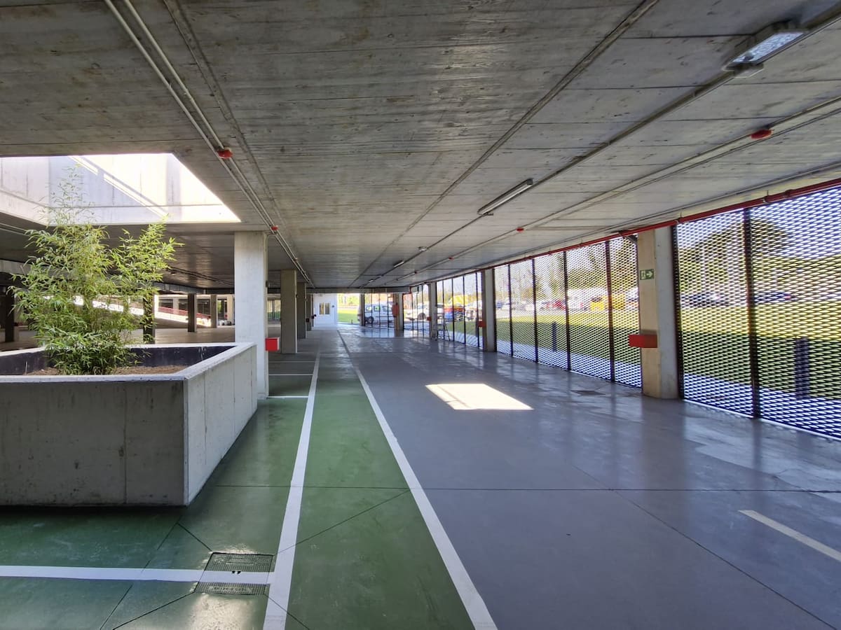 La obra del parking de la avenida de Portugal finalizará este mes