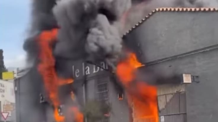 Díaz: "La nave ha quedado calcinada"