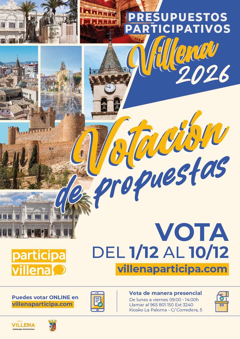 Presupuestos participativos Villena