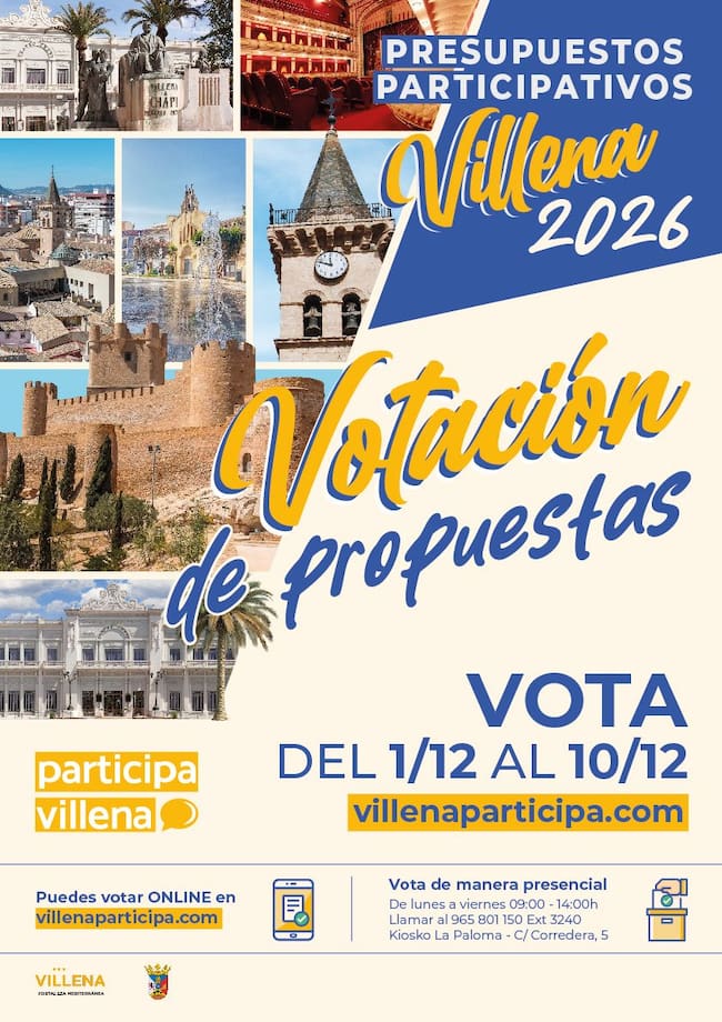 Presupuestos participativos Villena
